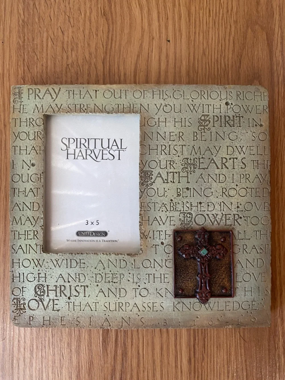 ❤️ Spiritual Harvest Frame for 3 x 5” Picture Frame New